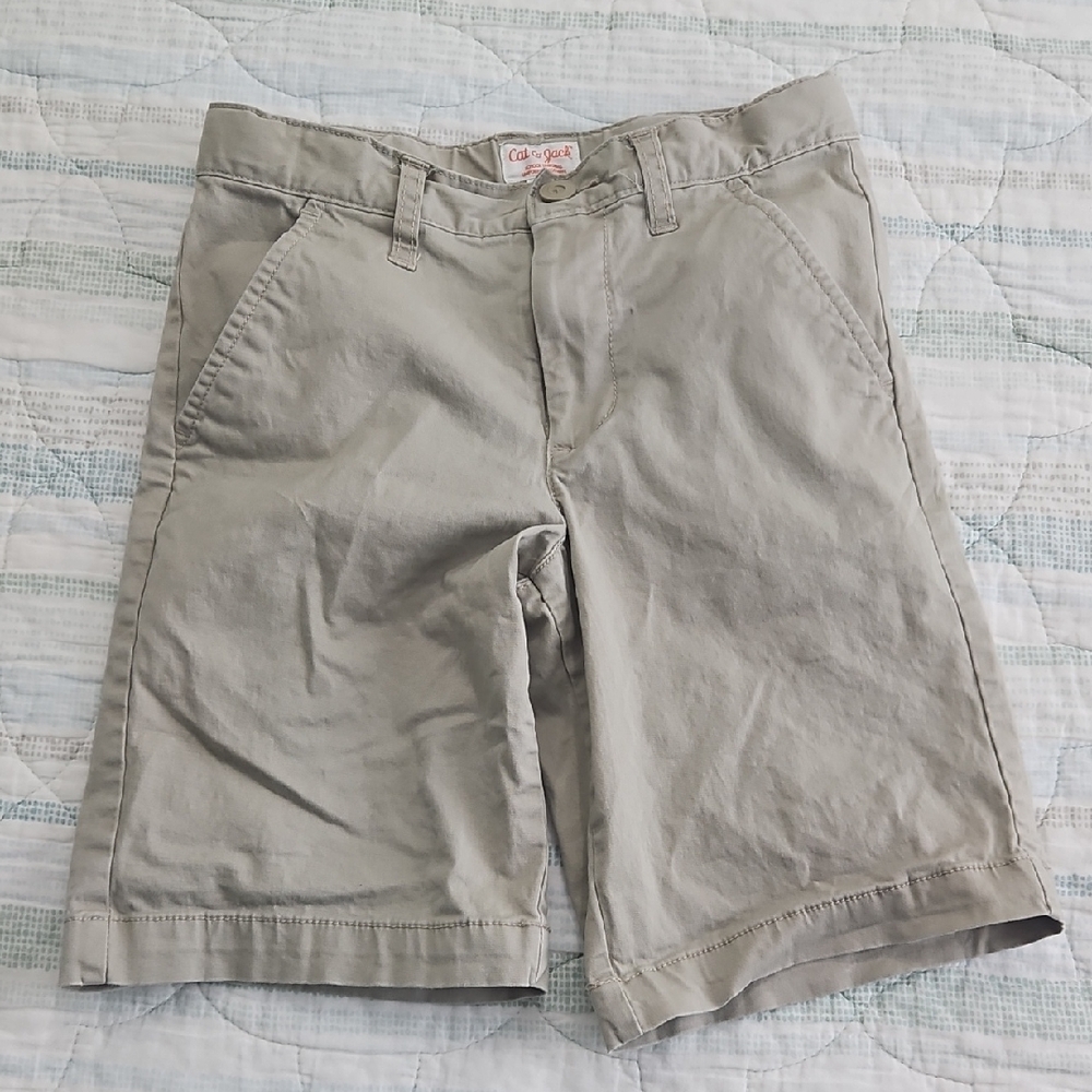 Cat & Jack Khaki School Uniform Shorts Size 8
